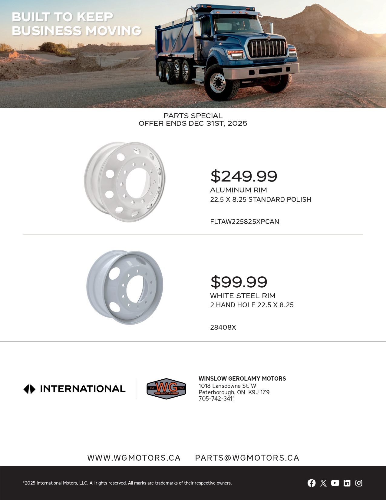 Parts Promotion
